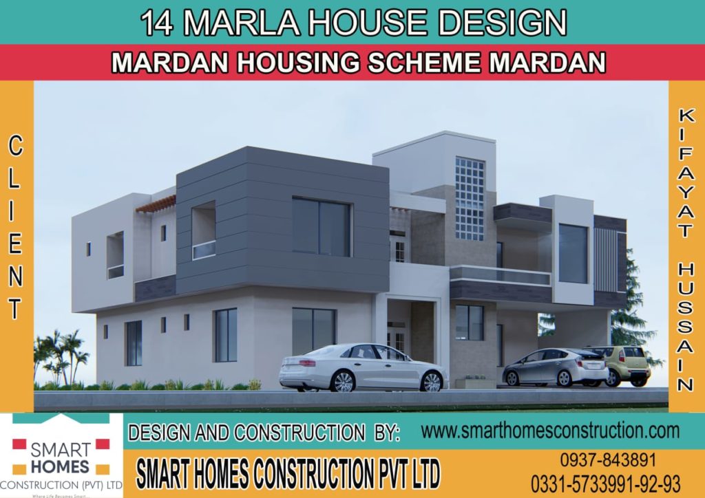14 Marla House Design Mardan Housing Scheme Mardan